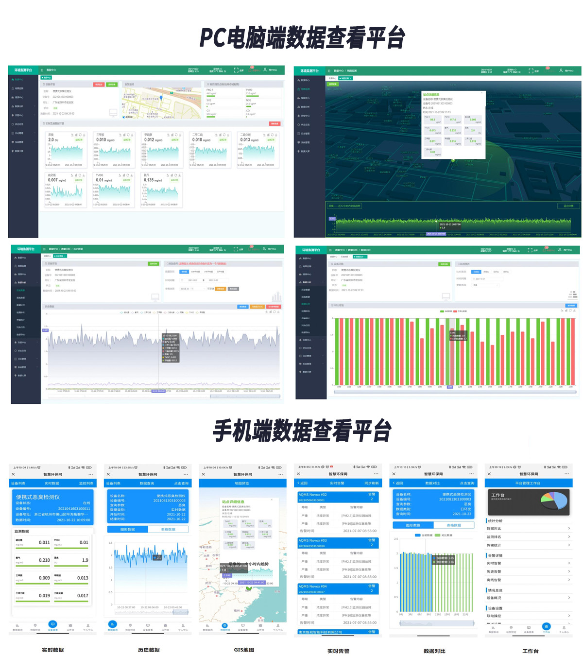 手提便攜式多參數環境監測設備