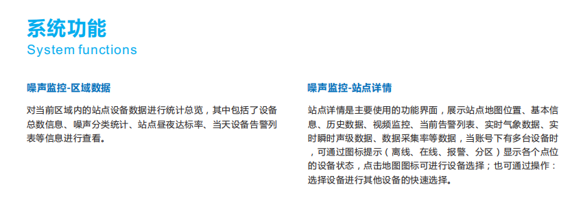 噪聲環境監管平臺