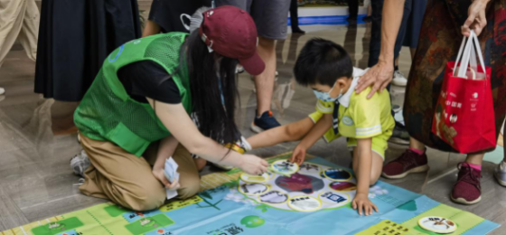 廣東省廣州生態環境監測中心站 廣州市環境保護宣傳教育中心共同舉辦“建設人與自然和諧共生的現代化”環境日科普宣教活動 架起公眾環?！斑B心橋”